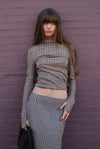stylish-plaid-slim-neat-two-piece-set