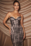 strapless-lace-bodycon-maxi-lace-dress