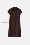 linen-blend-jacquard-a-line-shirt-dress-in-brown