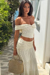 polka-dot-strapless-side-bow-maxi-skirt-set