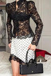 chic-polka-dot-lace-versatile-skirt