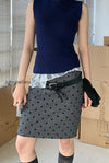 high-waist-flocked-polka-dot-bodycon-midi-skirt